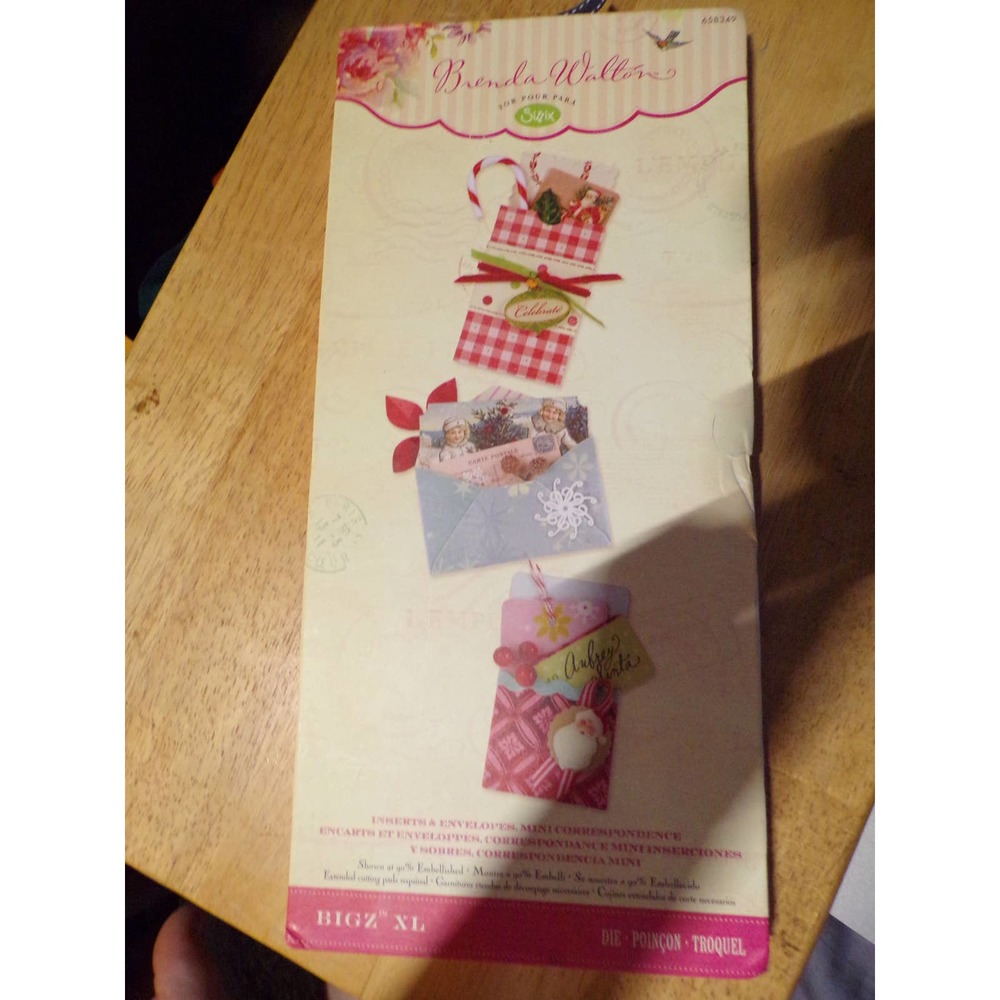 Brenda Walton Sizzix Inserts & Envelopes, Mini Correspondence 658349